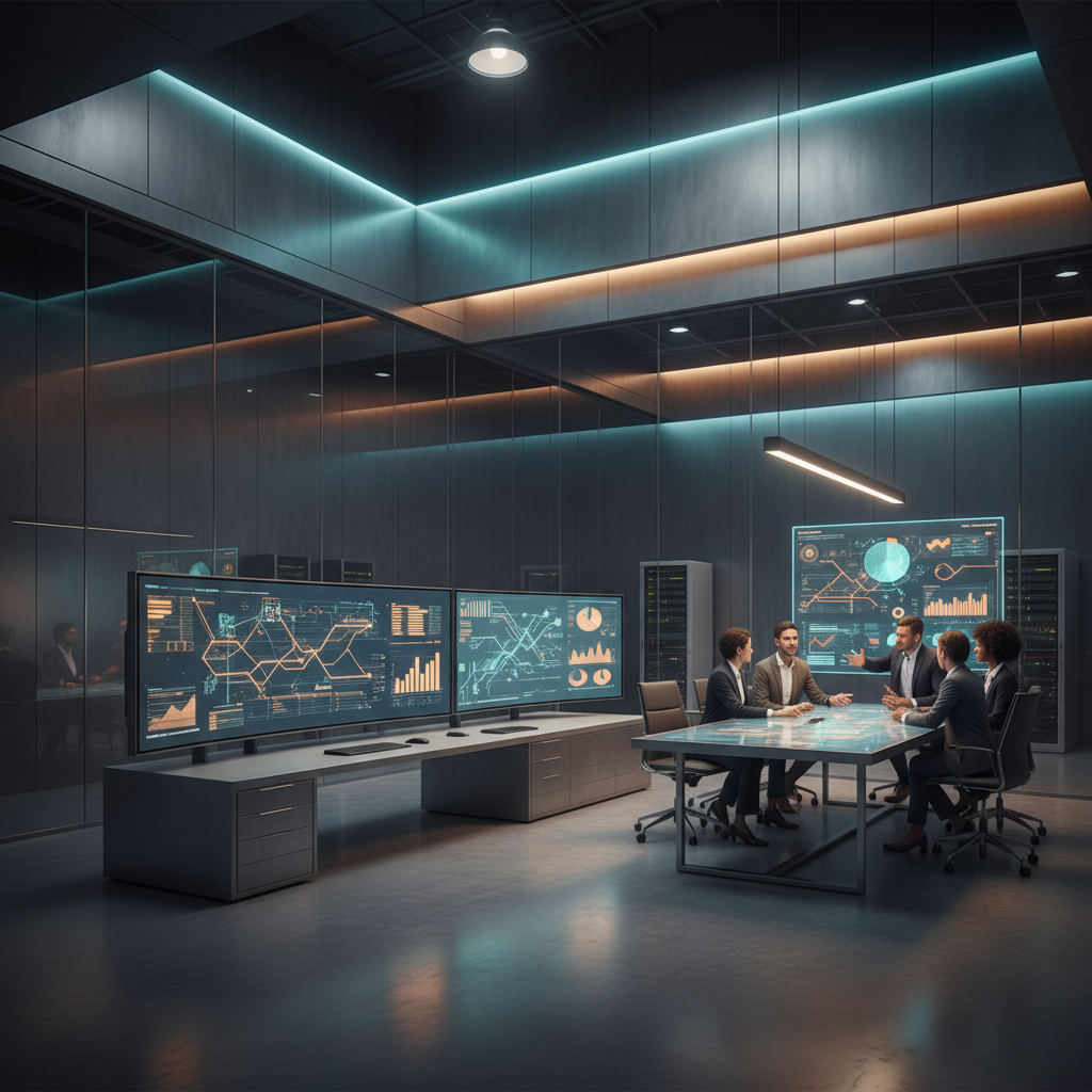 Marketing agency lead generation for MSME in a high-tech industrial office environment