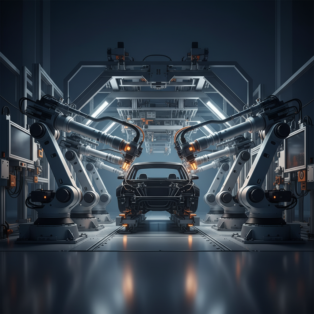 Manufacturing floor with precision parts machinery illustrating B2B sales leads for manufacturing