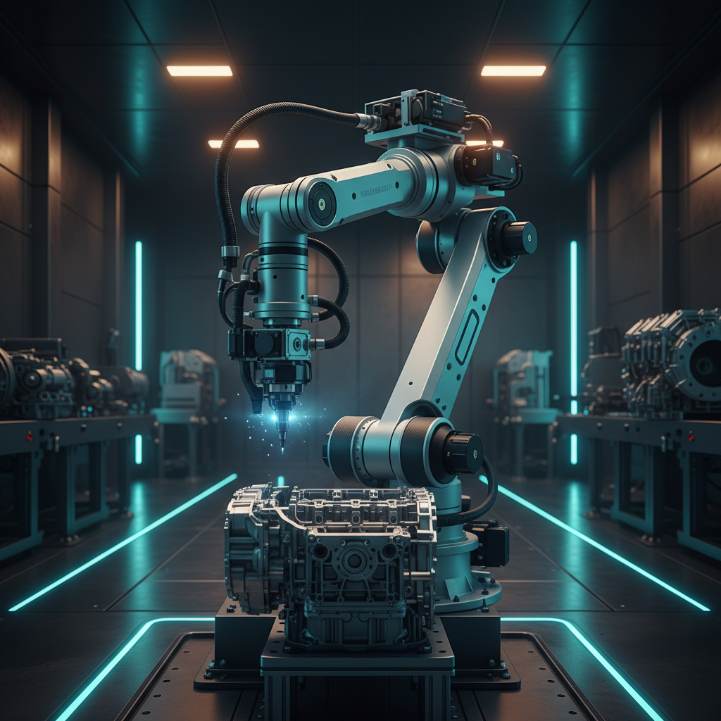High-tech manufacturing station with precision assembly for MSME engineering marketing