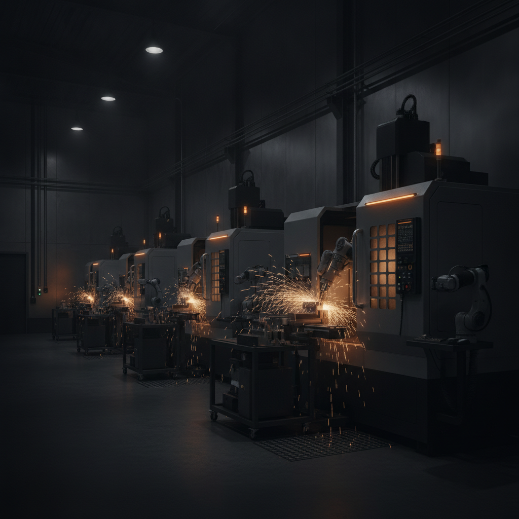 Precision parts manufacturing floor highlighting Account Based Marketing for MSME strategies
