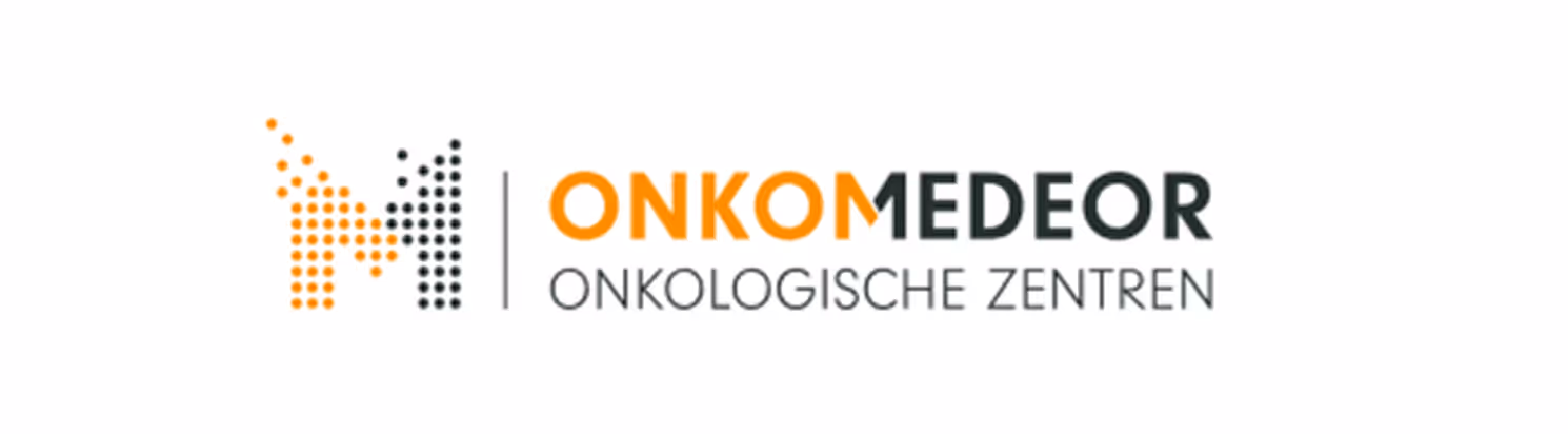 Das Logo von Onkomedeor, onkologische Zentren.