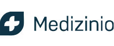 Das blaue Medizinio Logo.