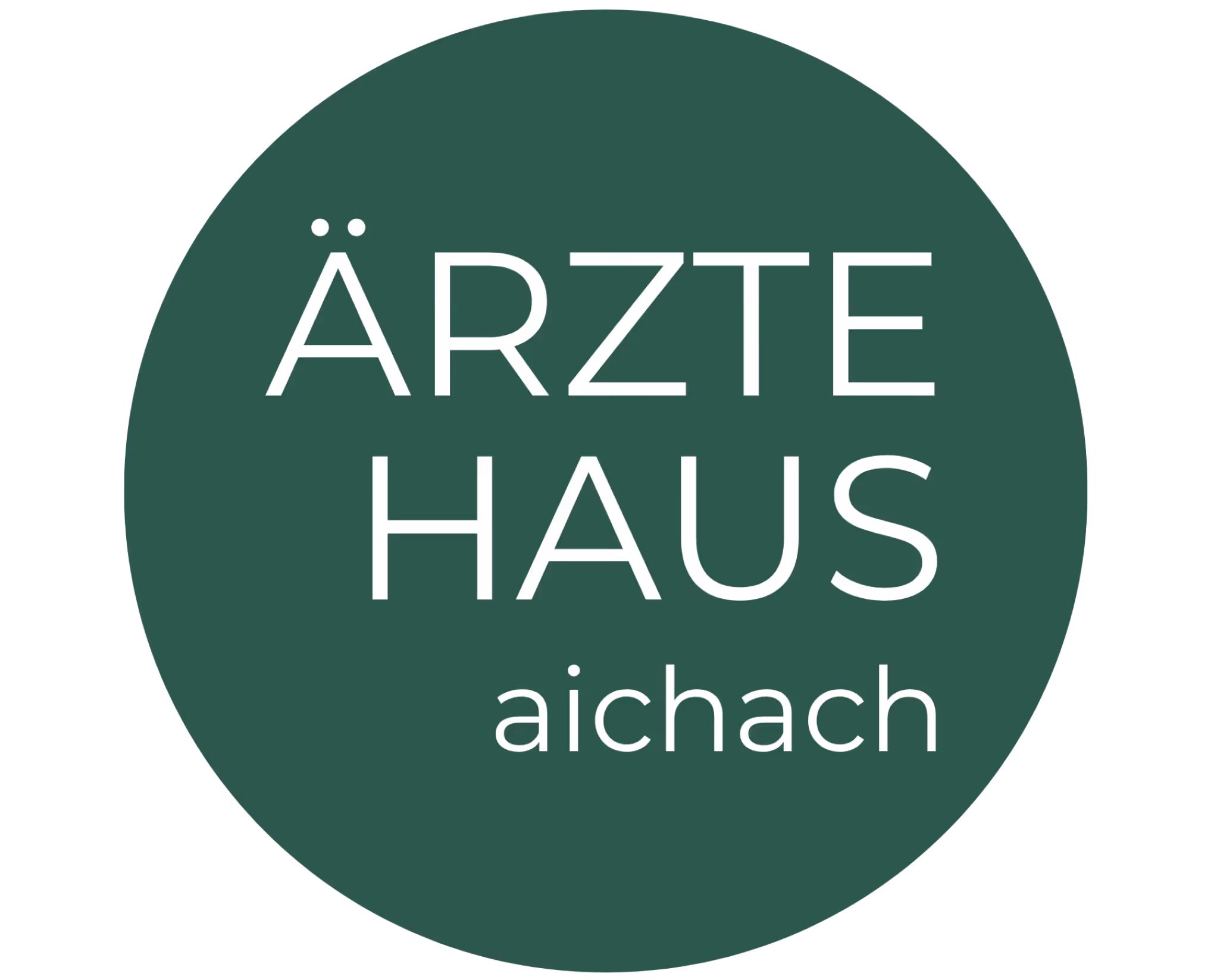 Das Logo des Ärztehauses Aichach.