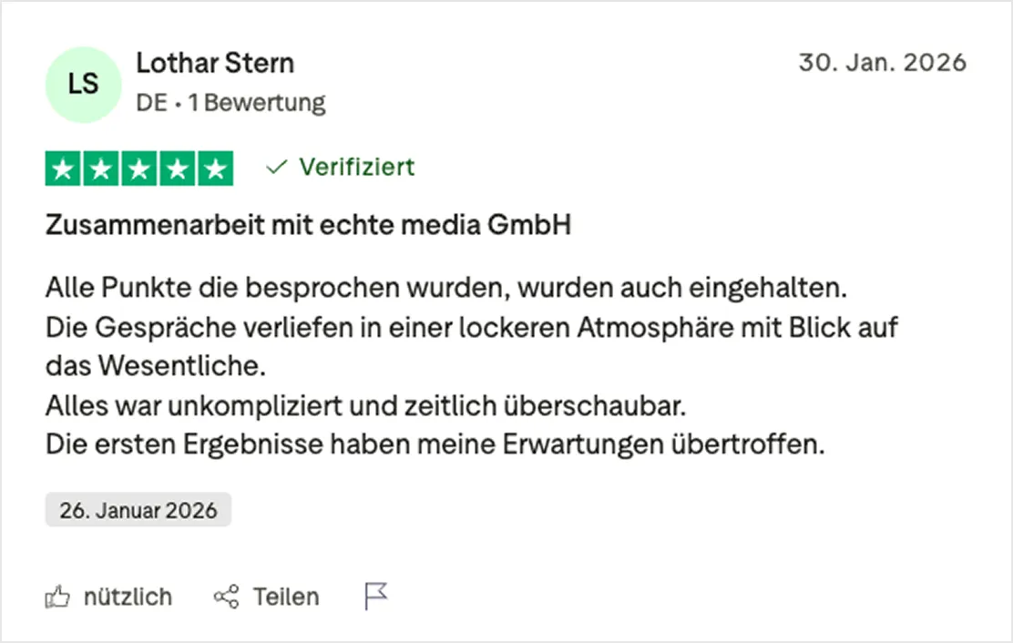 Bewertung Lothar Stern
