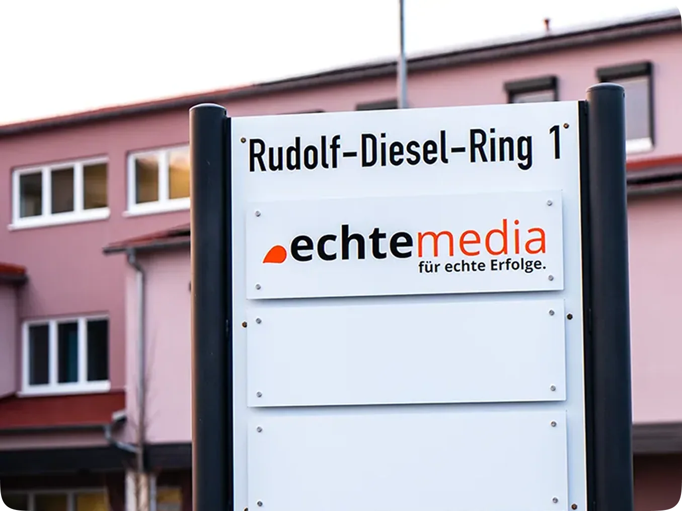 echte media Schild