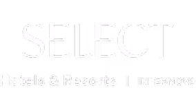 Logo text reading 'SELECT Hotels & Resorts | Internova' on a black background.