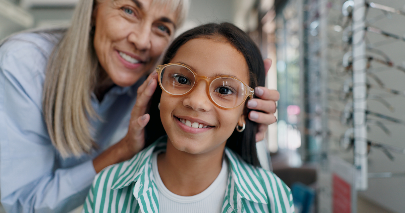 Child receiving a myopia control assessment at Toronto Vision Therapy and Optometry
