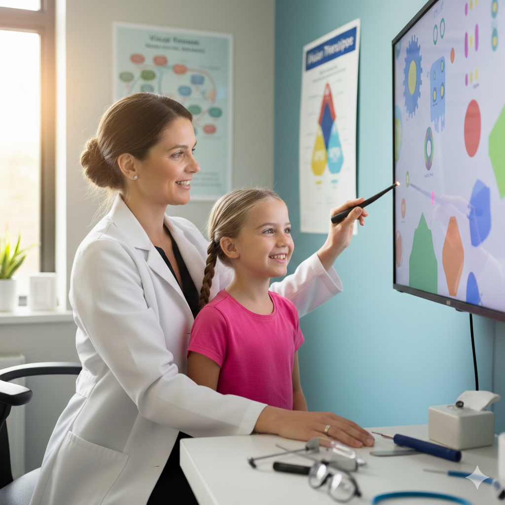 Eye care patient at Toronto Vision Therapy and Optometry, North York