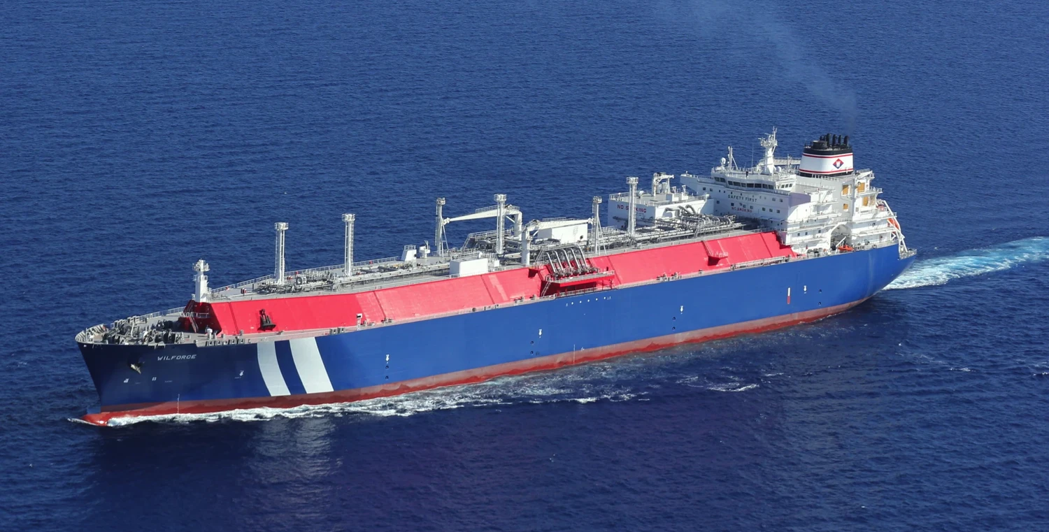 LNG Vessel Wilforce in transit 