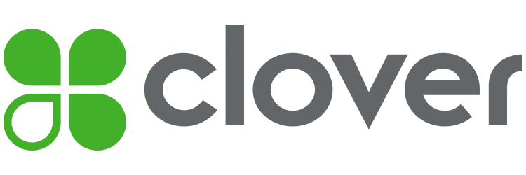 Clover Health logo with a green clover leaf and gray text on a white background.