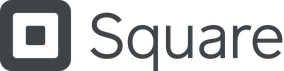 Square company logo with nested square icons.
