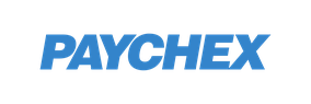 The blue PAYCHEX company logo on a transparent background.