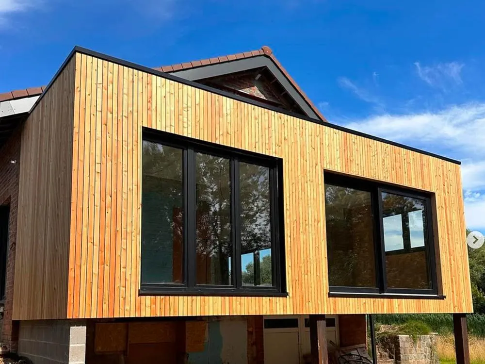 Extension en bois