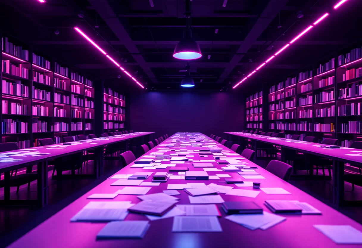 [background image] image of a study space (for a university)