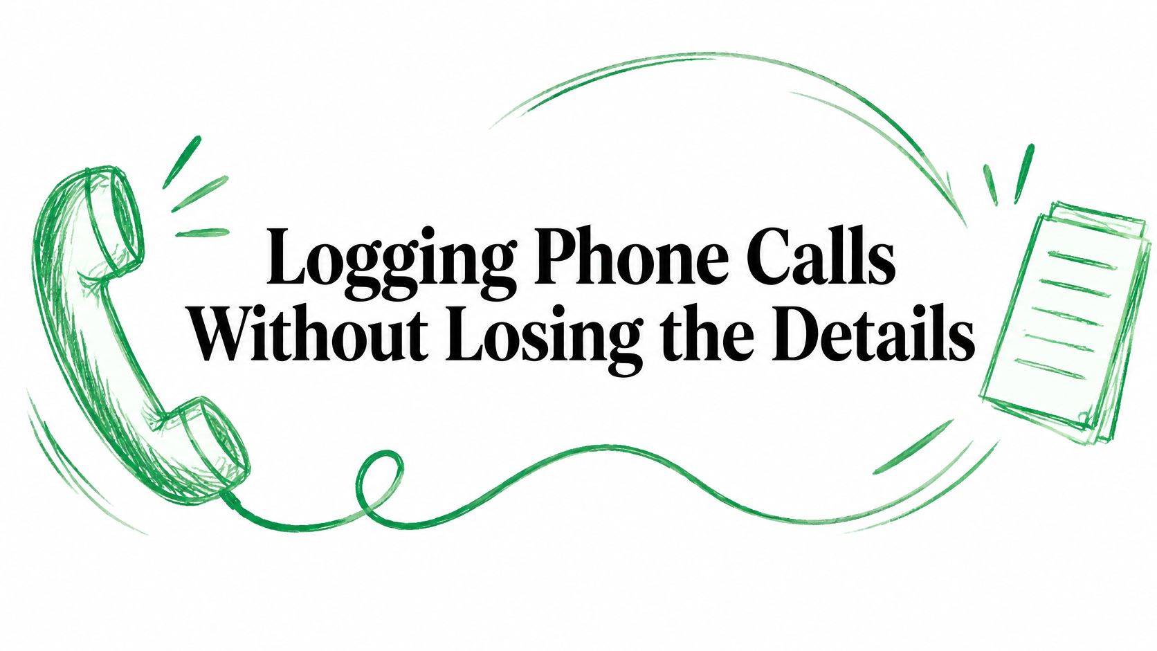 Logging Phone Calls Without Losing the Details