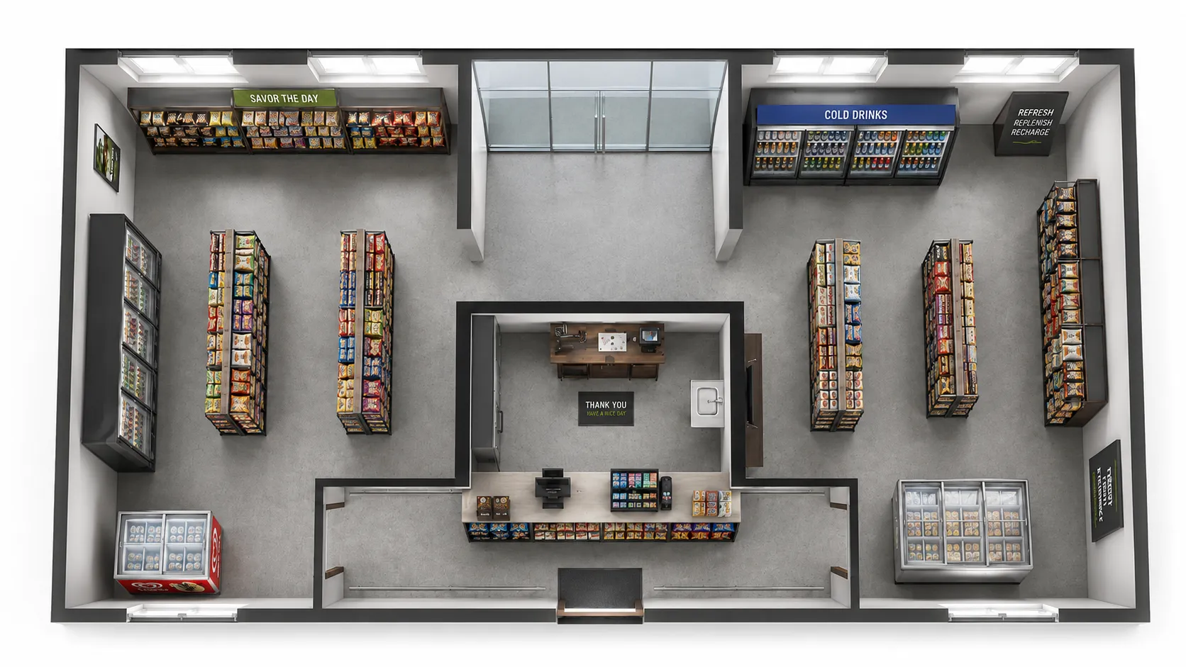 Temporary Container Shop
