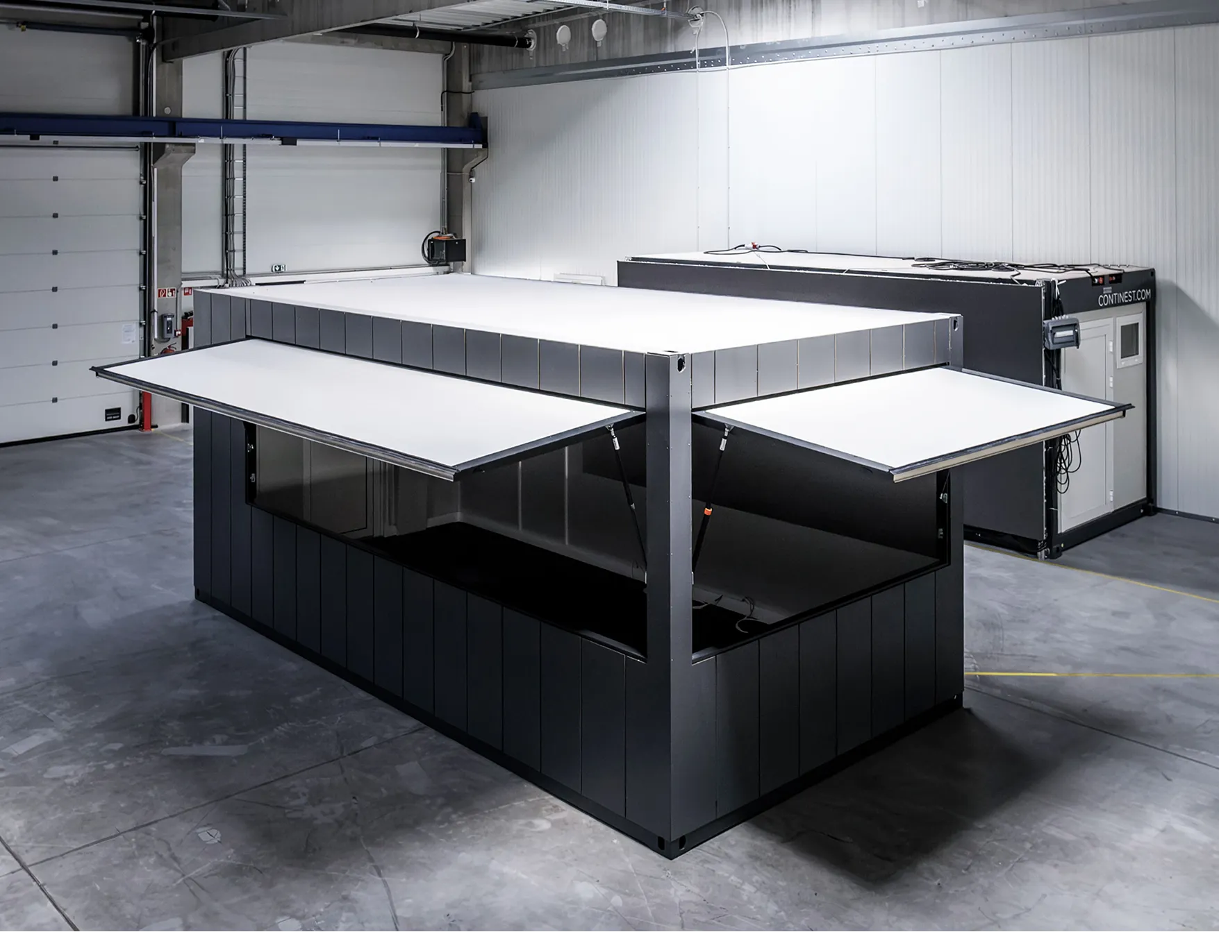 Deployable modular military field kitchen infrastructure