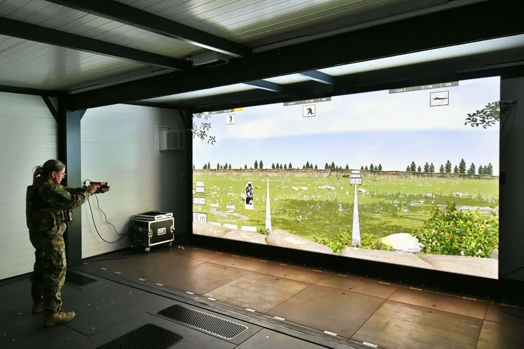 Reconfigurable urban military training buildings 