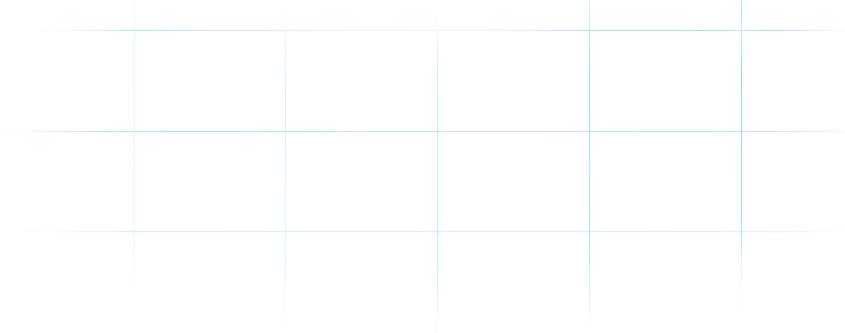 Grid of light blue lines forming squares on a black background with subtle blue highlights along the grid edges.