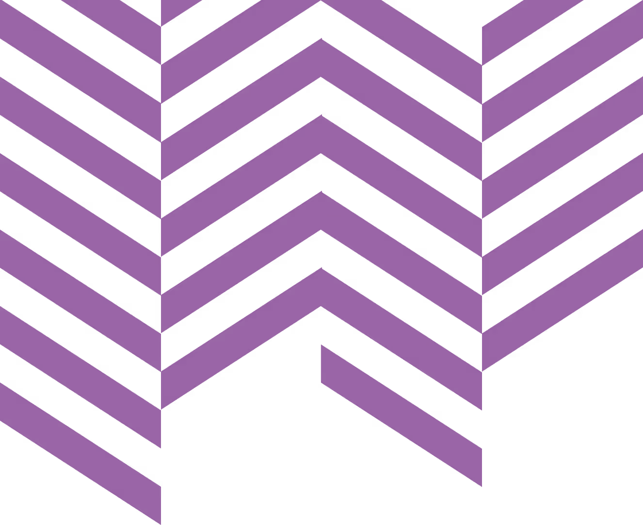 Abstract pattern with dark purple chevron stripes on a black background.