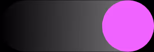 Horizontal gradient from black on the left to dark gray in the center, transitioning to a bright pink circle on the right.