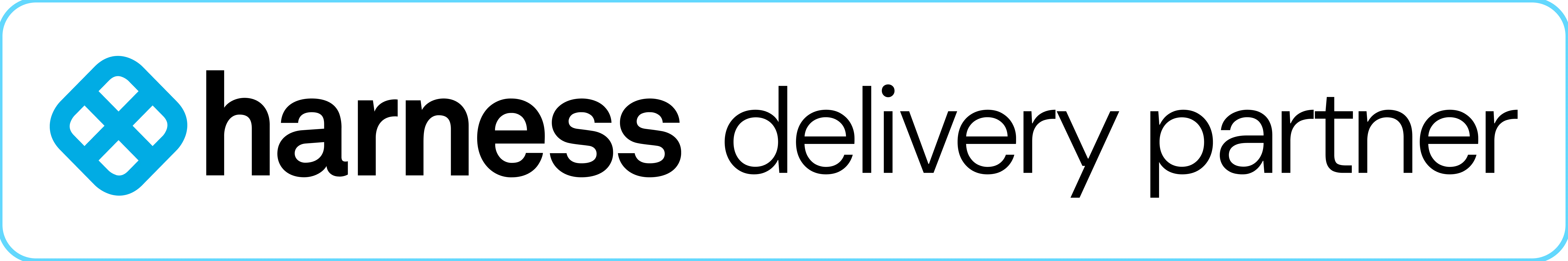 Harness Technologies logo with a blue geometric emblem and the text 'history in the making'