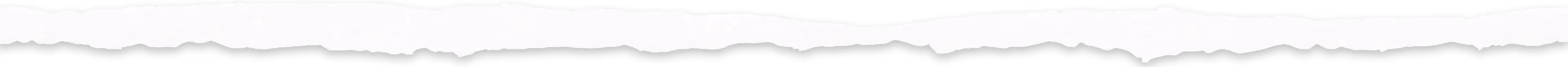 Two horizontal strips of torn white paper with irregular edges on a black background.