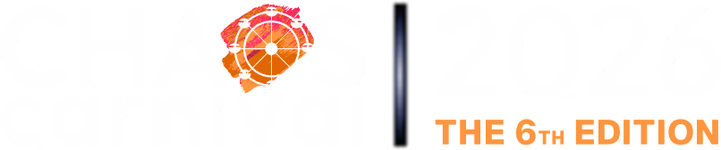 Logo for Chaos Carnival 2026 featuring a stylized orange and red network graphic with white text and 'The 6th Edition' in orange.