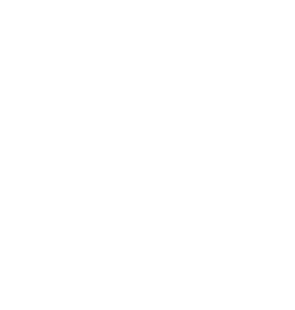 White outline of a drum with two horizontal bands on a black background.