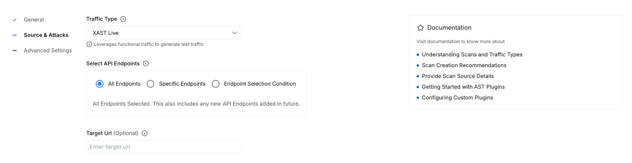 Screenshot illustrating: Scan Configuration Revamp & Validation Enhancement (image 2)