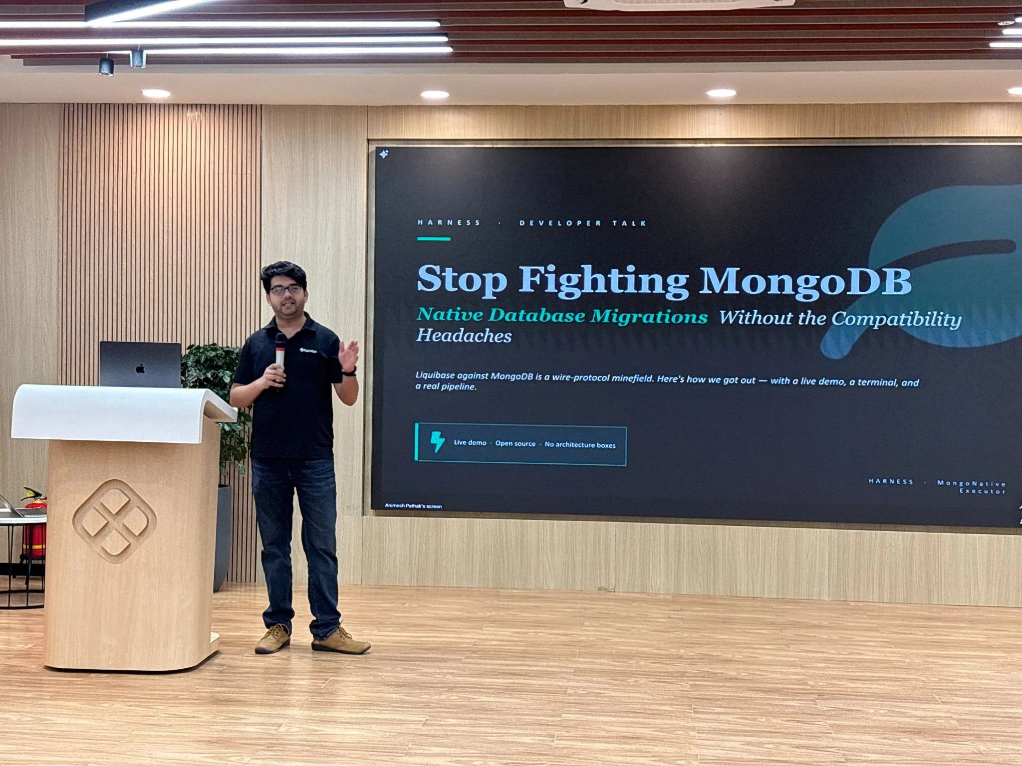 Screenshot related to: The event was a deep dive for experts into how database automation can work with MongoDB easily, without