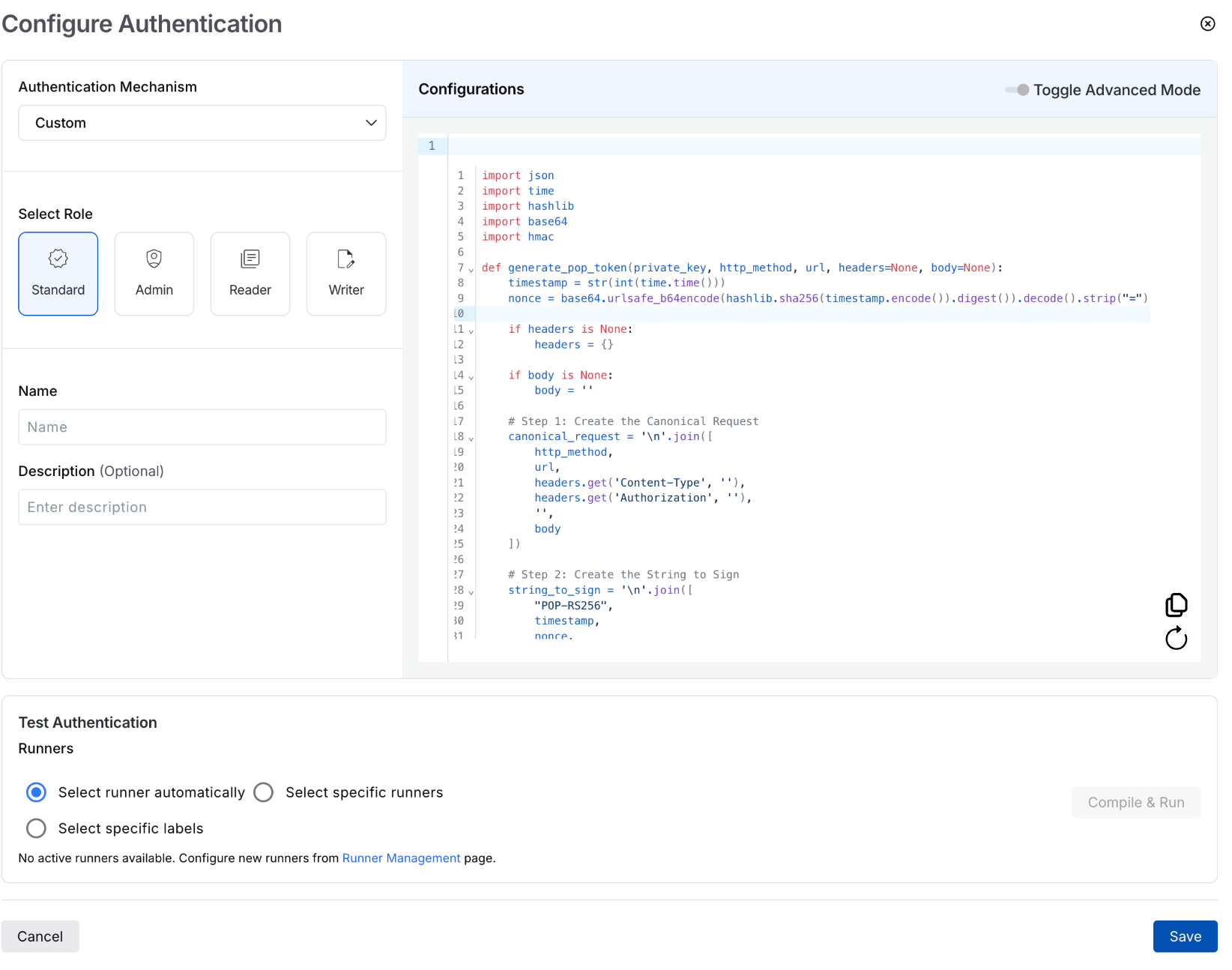 Screenshot illustrating: Built-In Transparency