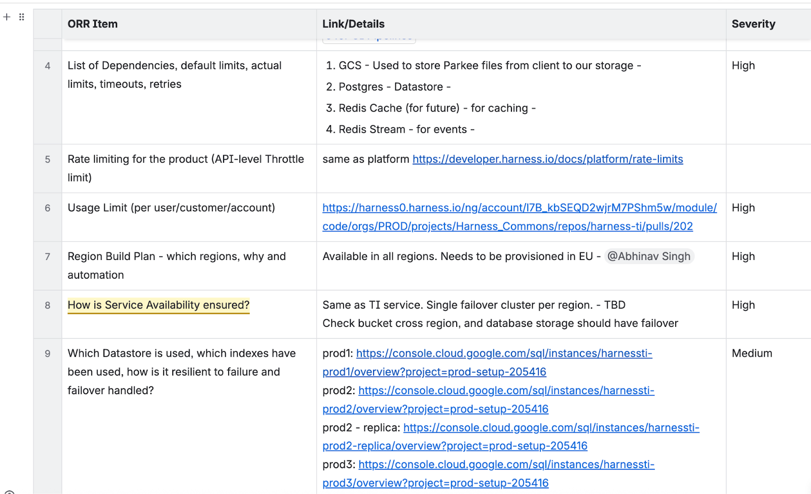 Screenshot illustrating: Shifting Ops Left with ORR