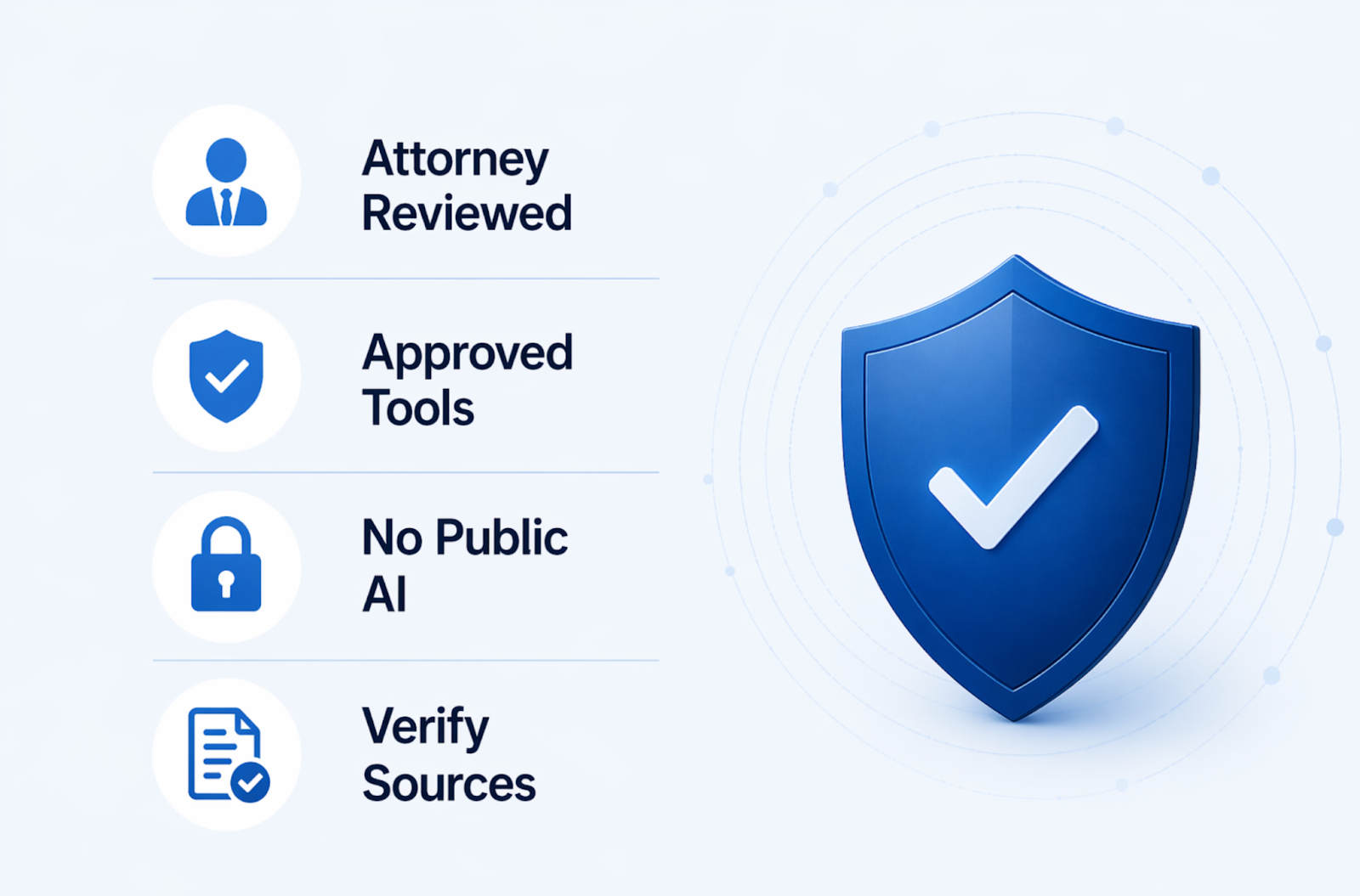 Screenshot illustrating: We take the guardrails seriously