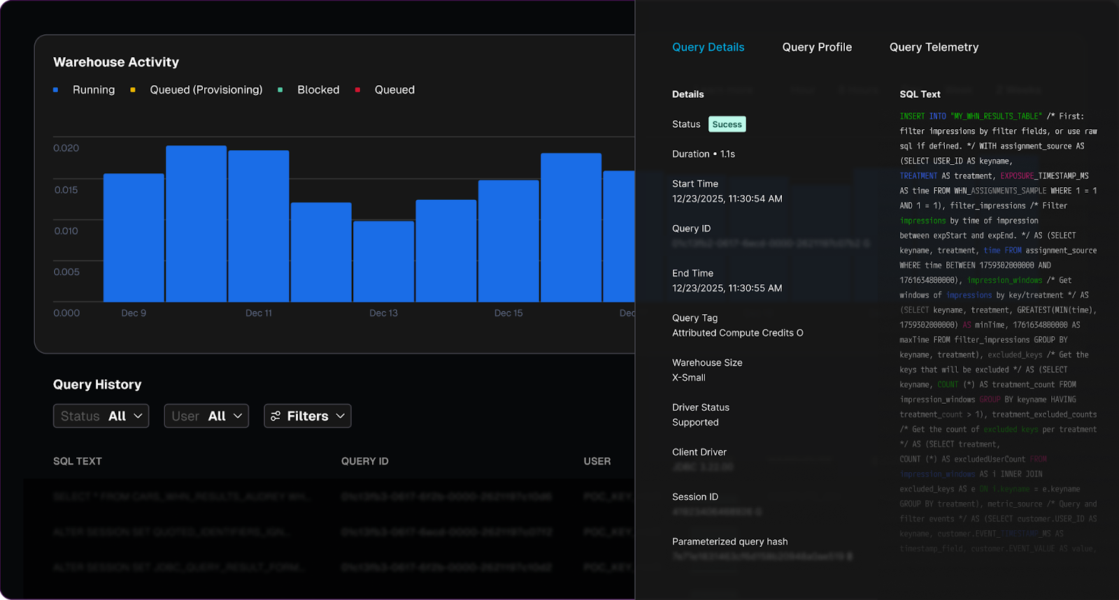 Screenshot illustrating: What Warehouse Native Experimentation does differently