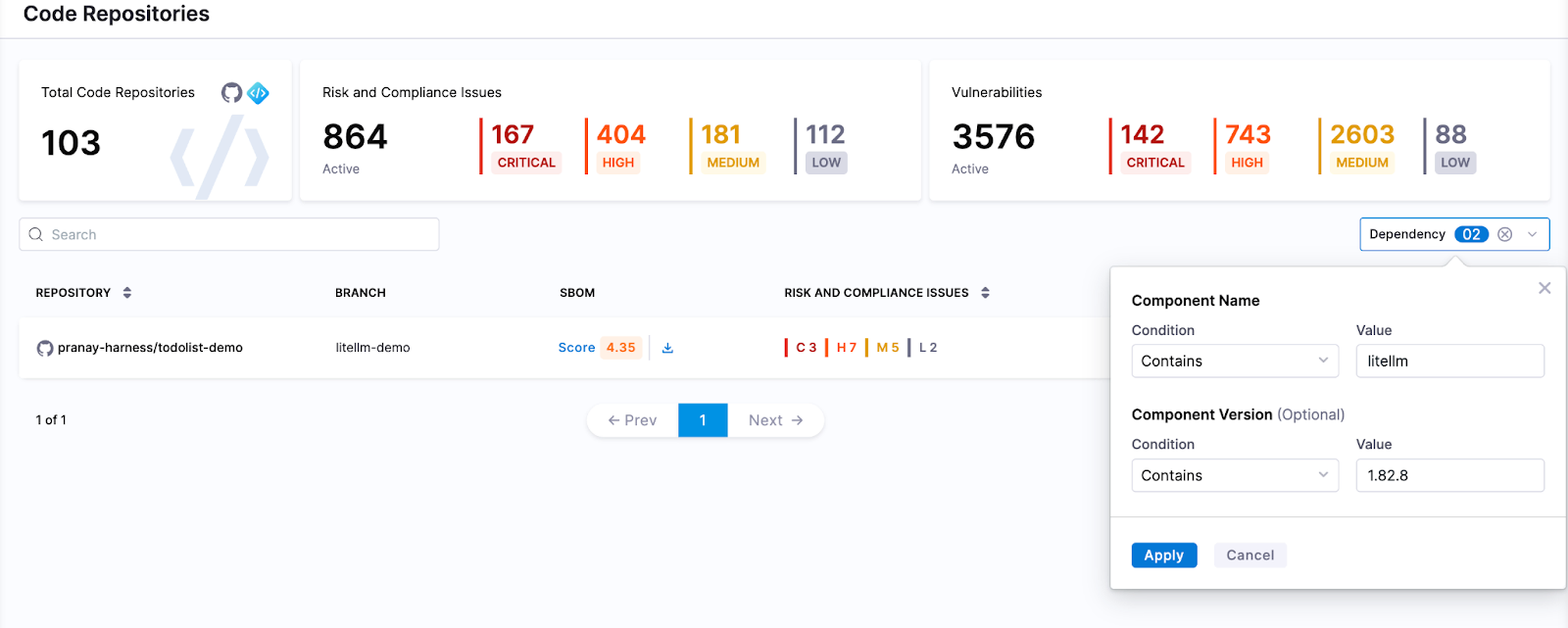 Screenshot illustrating: Detect Compromised LiteLLM Package