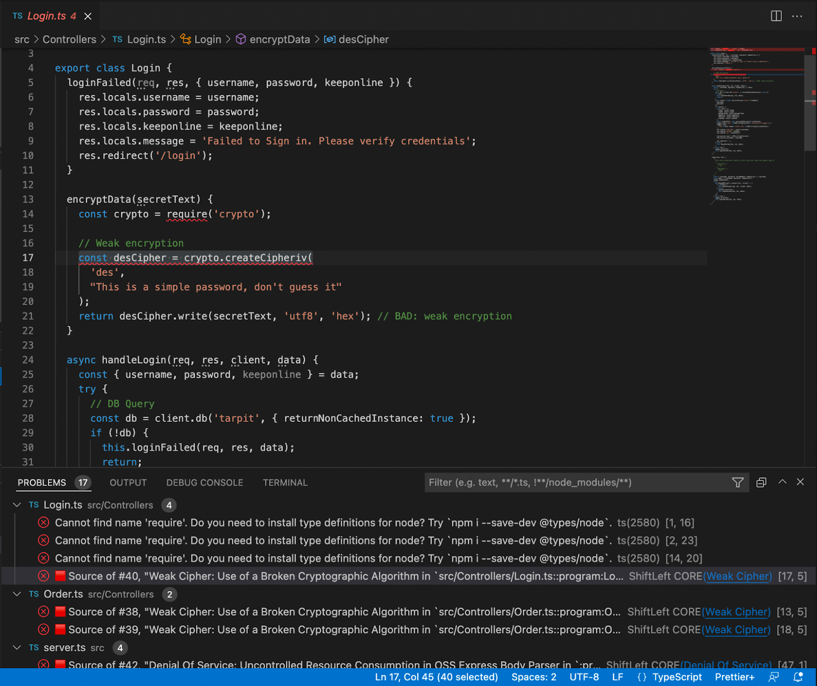 Screenshot illustrating: Shift-Left Security That Actually Prioritizes What Matters