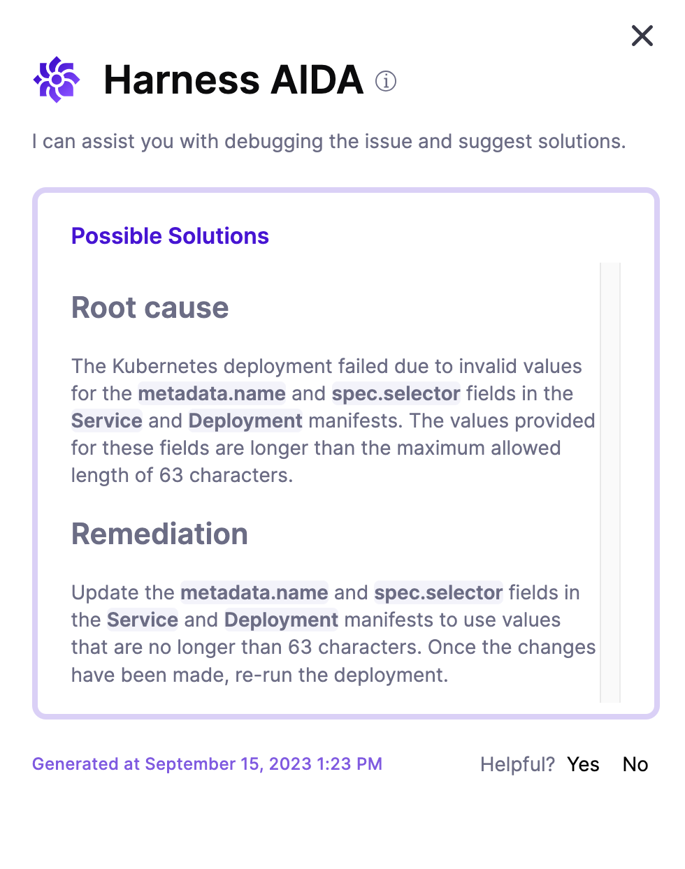 Continuous Delivery Error Analyzer Example