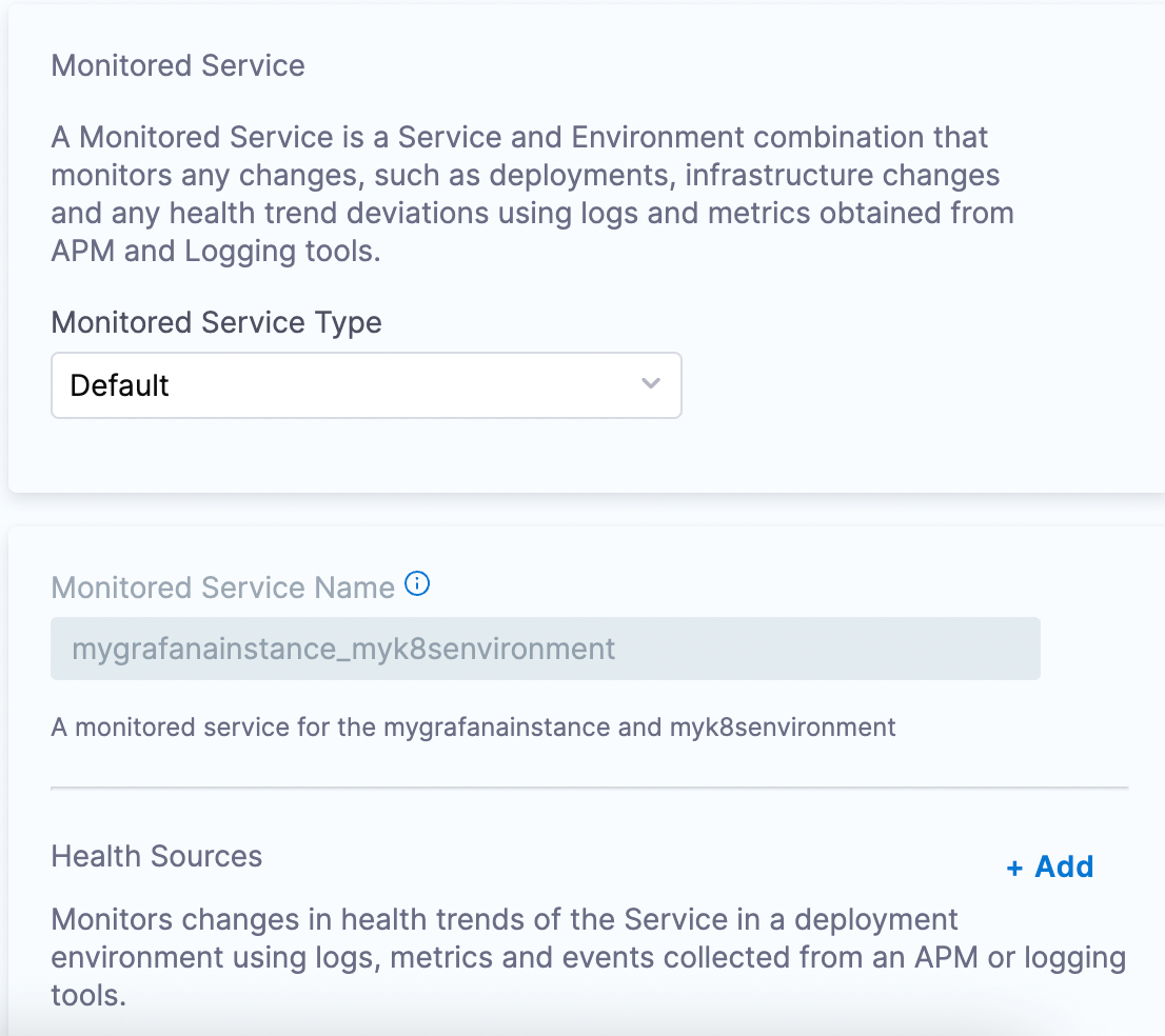 Monitored Service