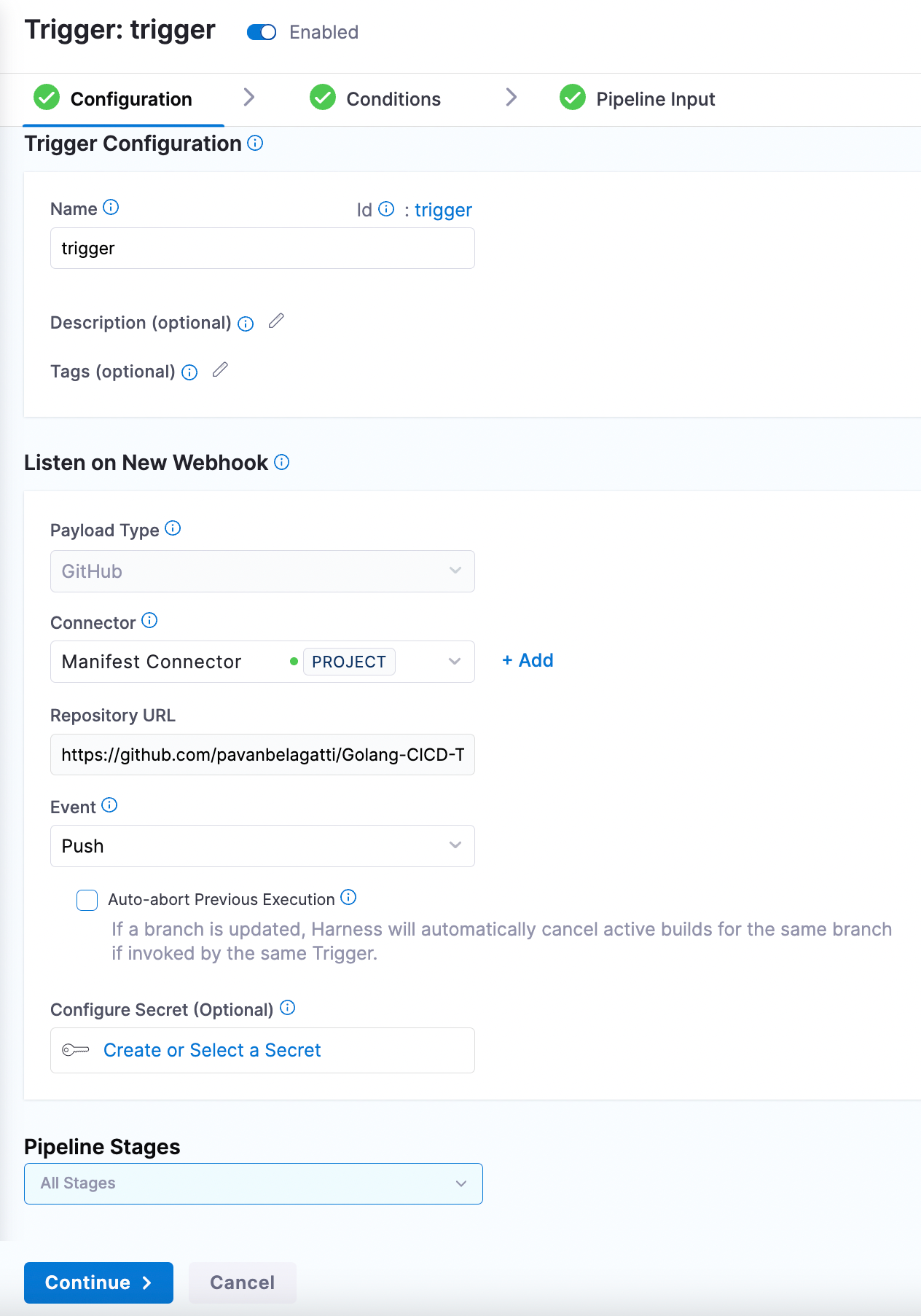GitOps Push Approach Using Harness