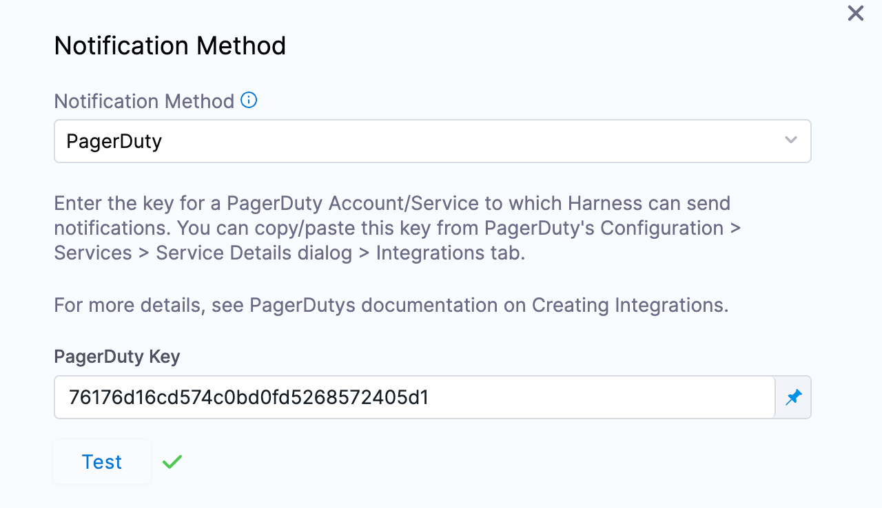 Test PagerDuty integration
