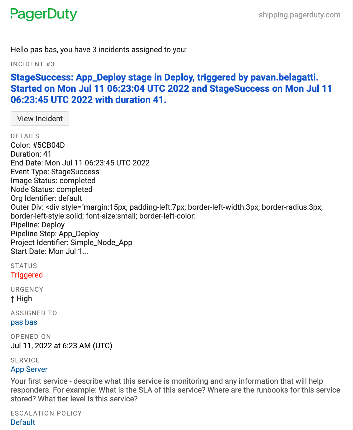 PagerDuty in Harness