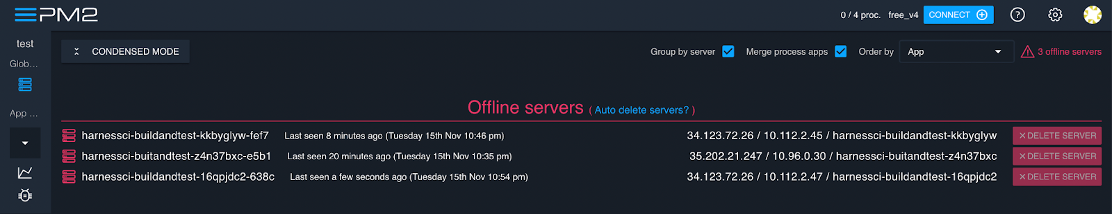 Pm2 UI