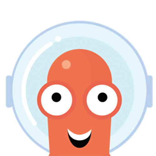 Argo CD logo featuring a smiling orange character wearing a round astronaut helmet