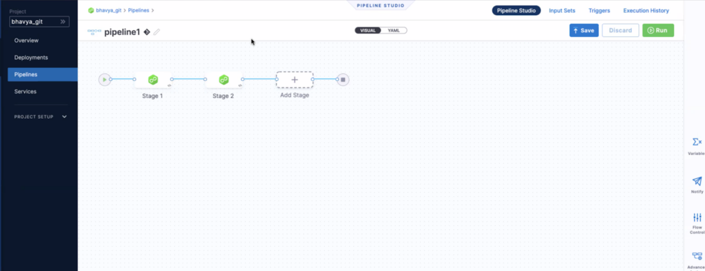 Git Branching - Pipeline in Develop Branch