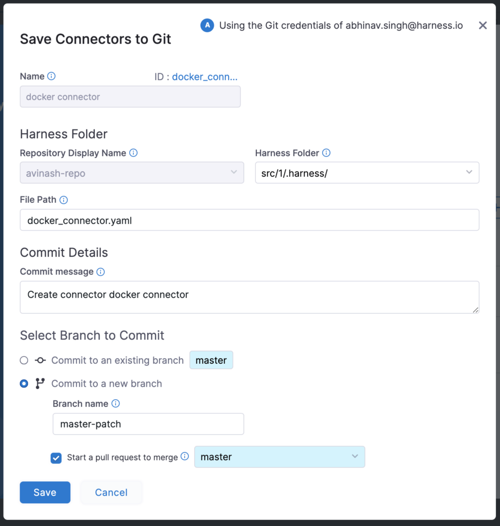 Git Branching - Connectors