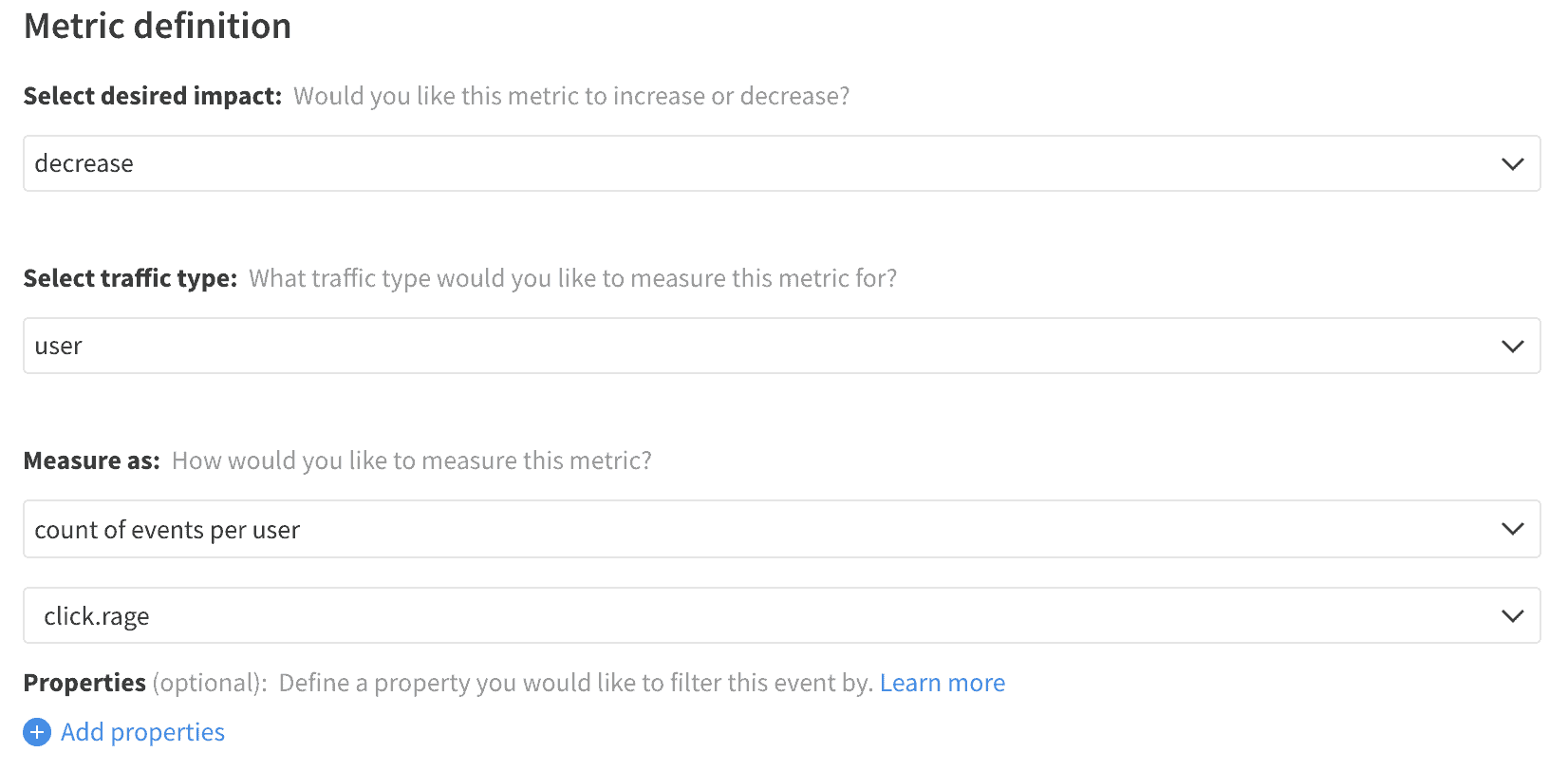 Implementation of Rage Click Count metric in Split