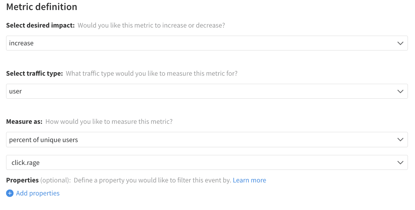 Implementation of Frustration Rate metric in Split