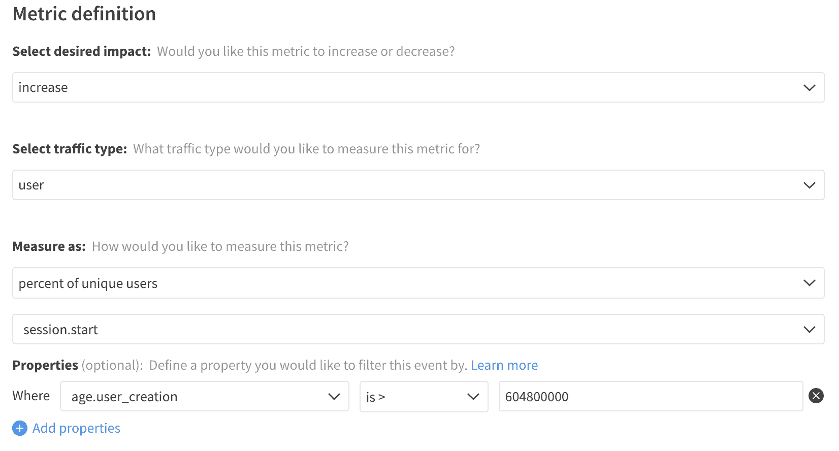 Implementation of Return Rate metric in Split