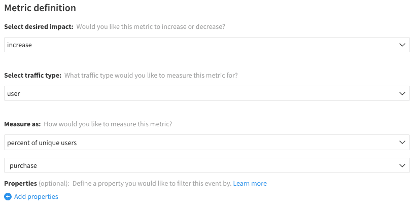Implementation of Conversion Rate metric in Split